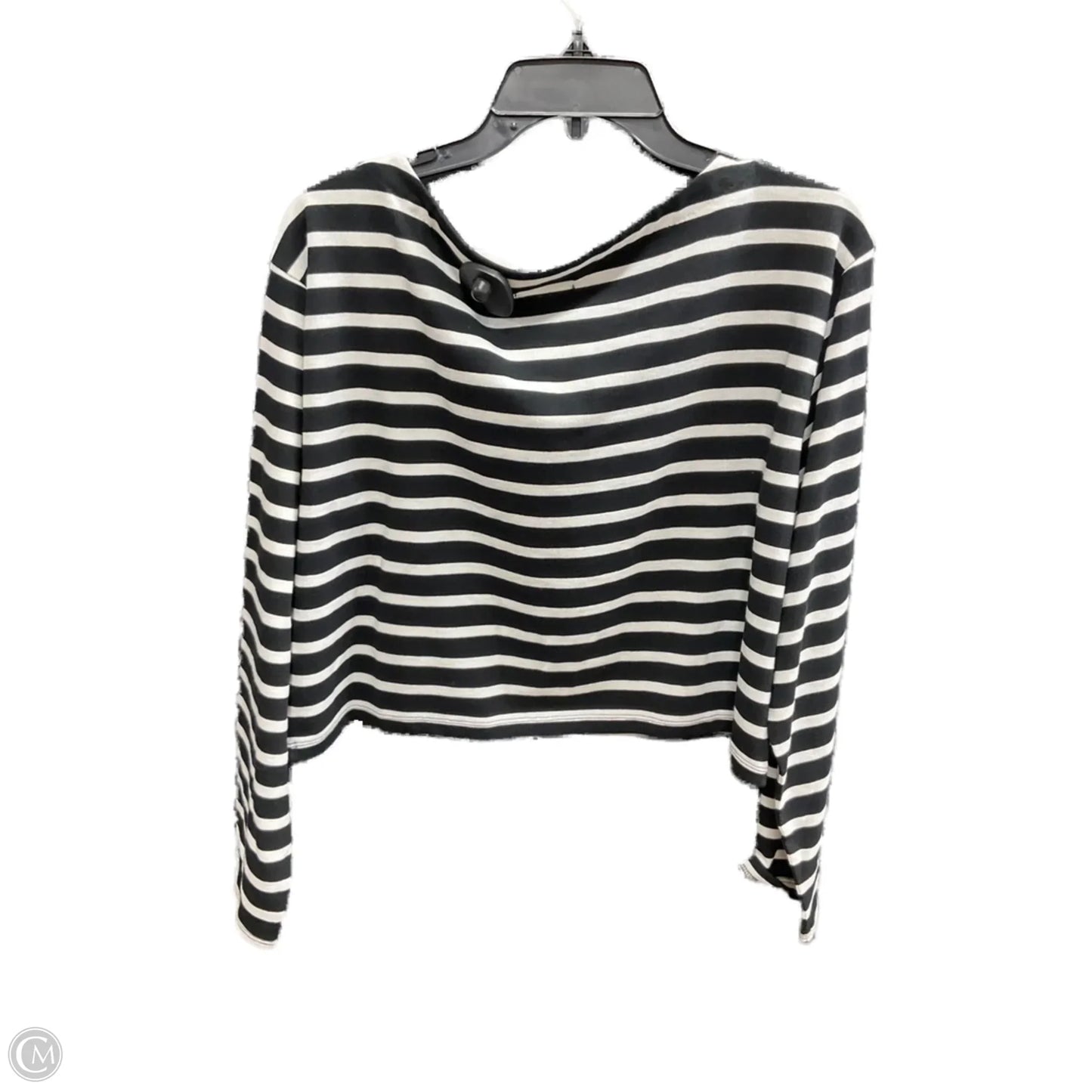 Top Long Sleeve By J. Crew In Striped Pattern, Size: M