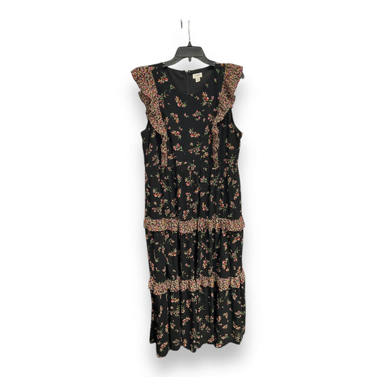 Dress Casual Maxi By J. Crew In Floral Print, Size: 14