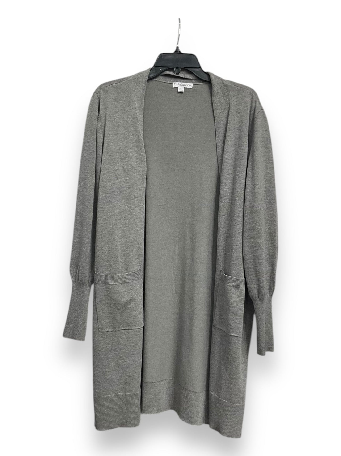 Cardigan By Ophelia Roe In Grey, Size: L