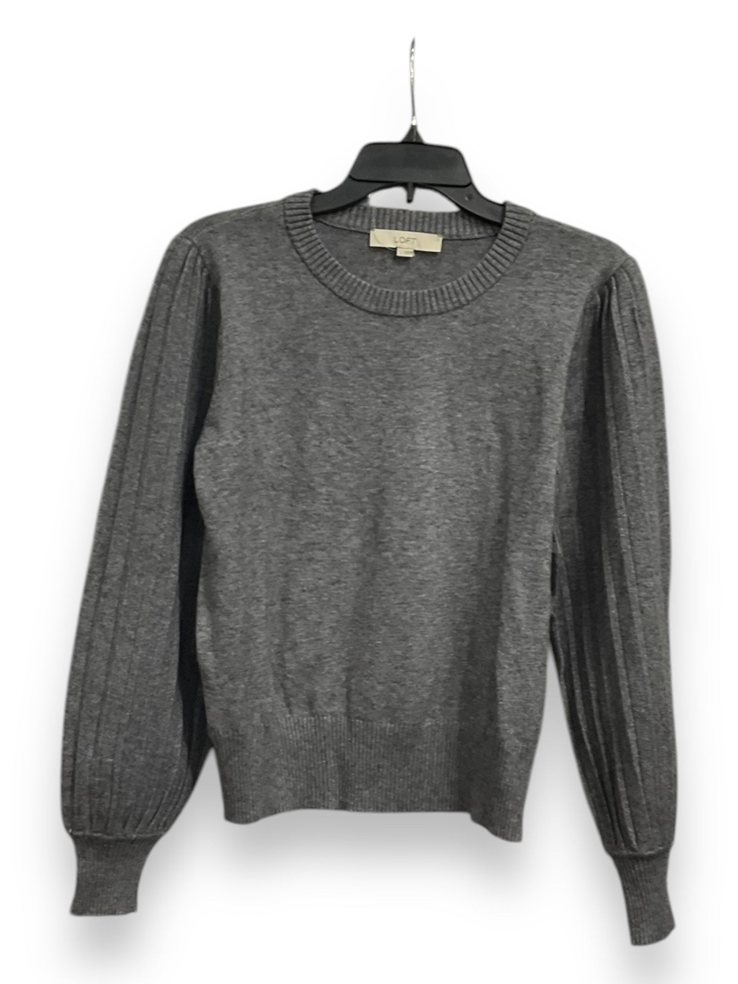 Sweater By Loft In Grey, Size: L