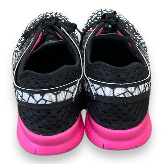 Shoes Athletic By Nike In Black & Pink, Size: 7.5