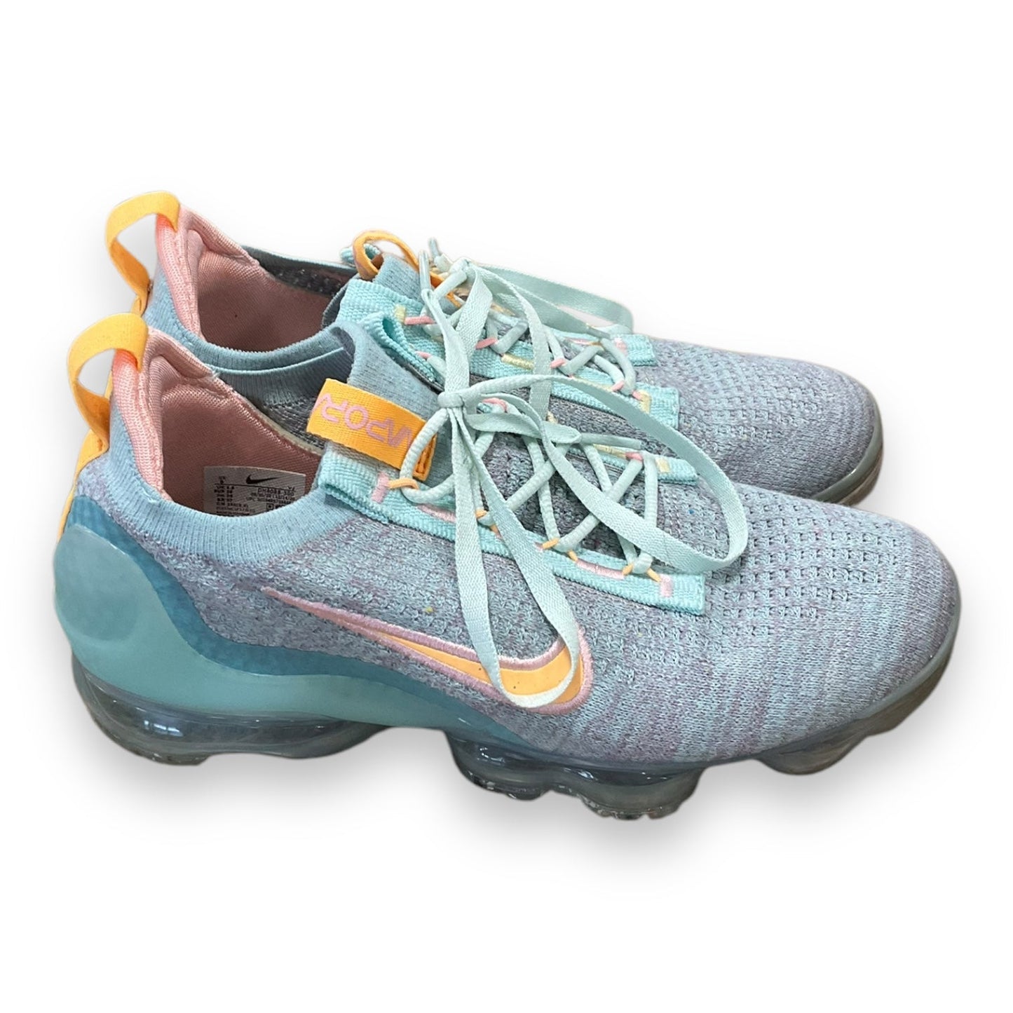 Shoes Athletic By Nike In Blue & Orange, Size: 8