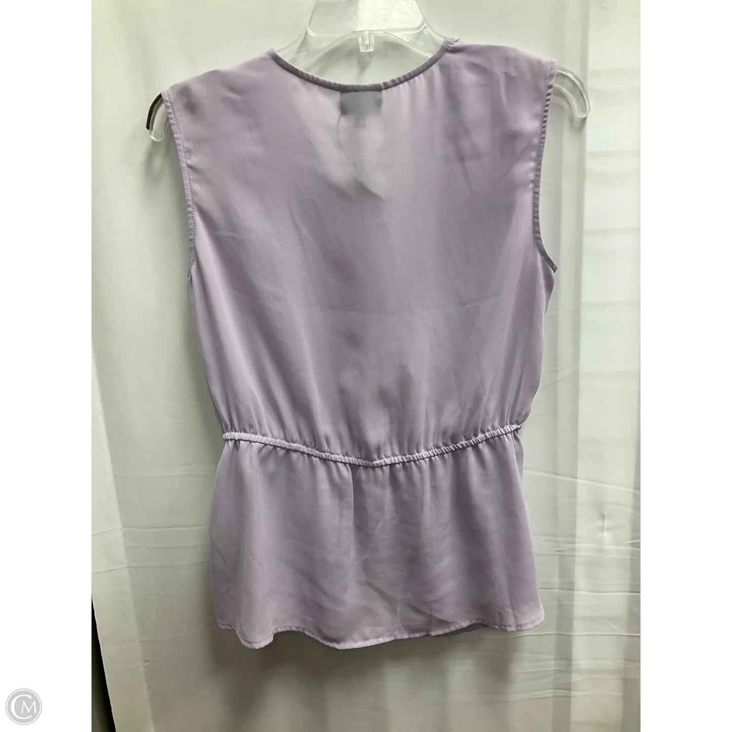 Blouse Sleeveless By Who What Wear In Purple, Size: S