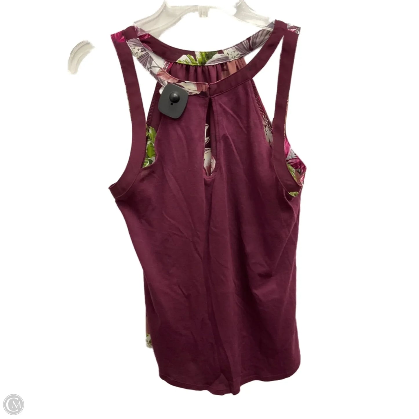 Top Sleeveless By Express In Floral Print, Size: S