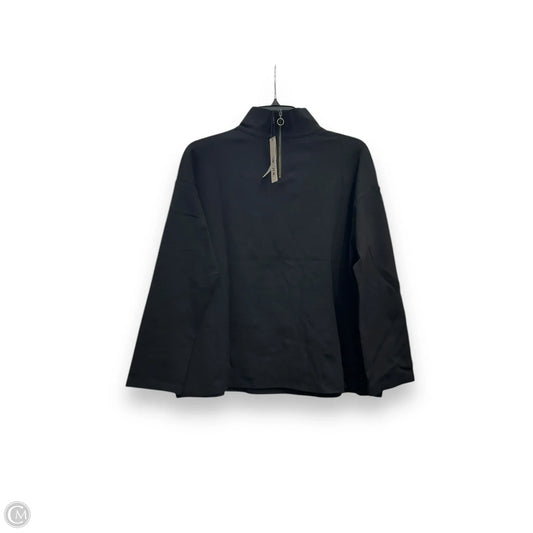 Top Long Sleeve By Nic + Zoe In Black, Size: M