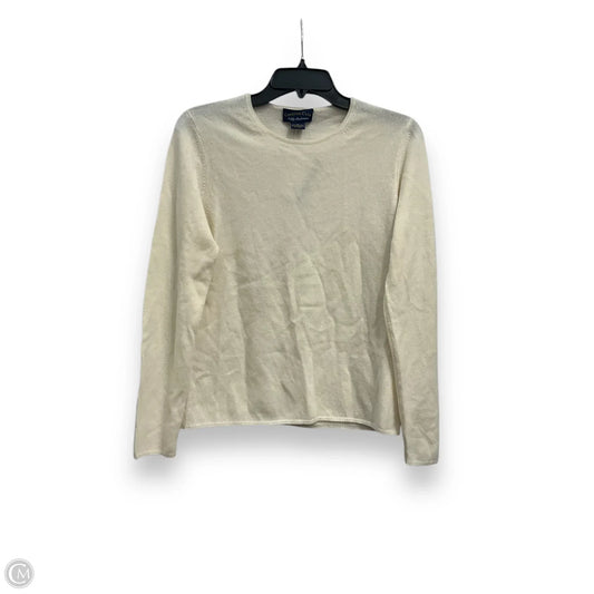 Sweater Cashmere By Charter Club In Cream, Size: M