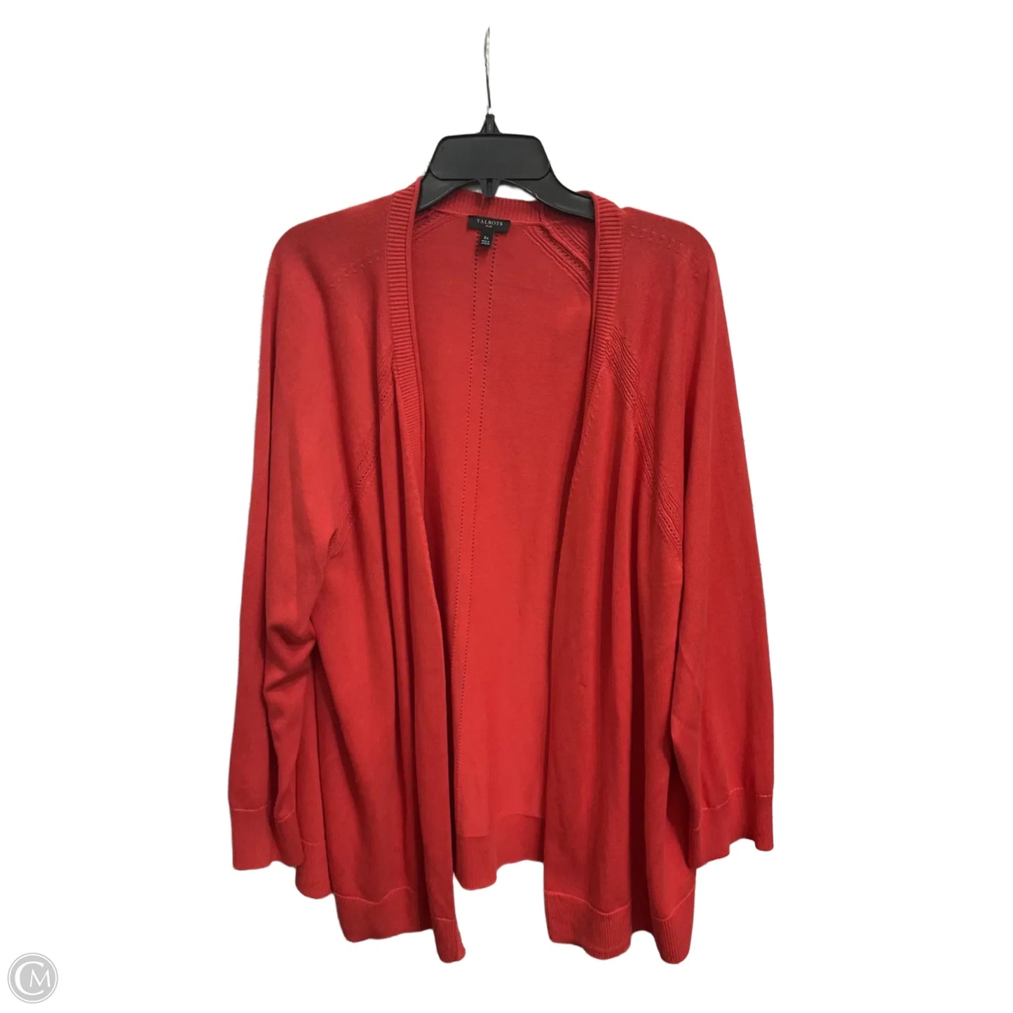 Cardigan By Talbots In Red, Size: 3x