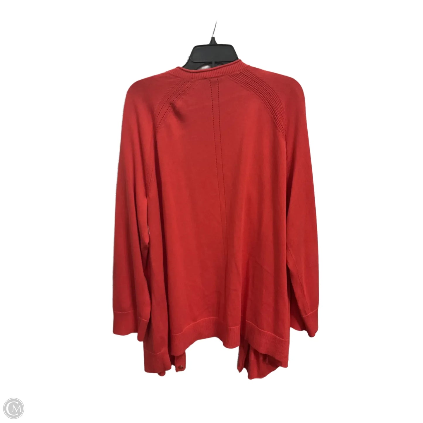 Cardigan By Talbots In Red, Size: 3x