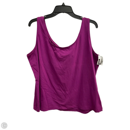 Tank Top By Taurus In Purple, Size: 2x