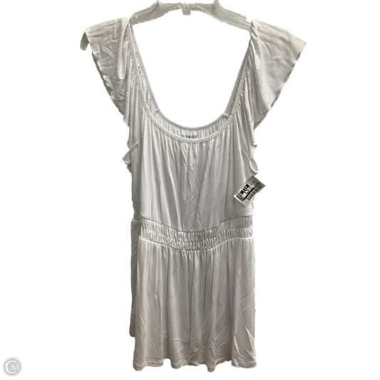 Top Short Sleeve By Torrid In White, Size: 2