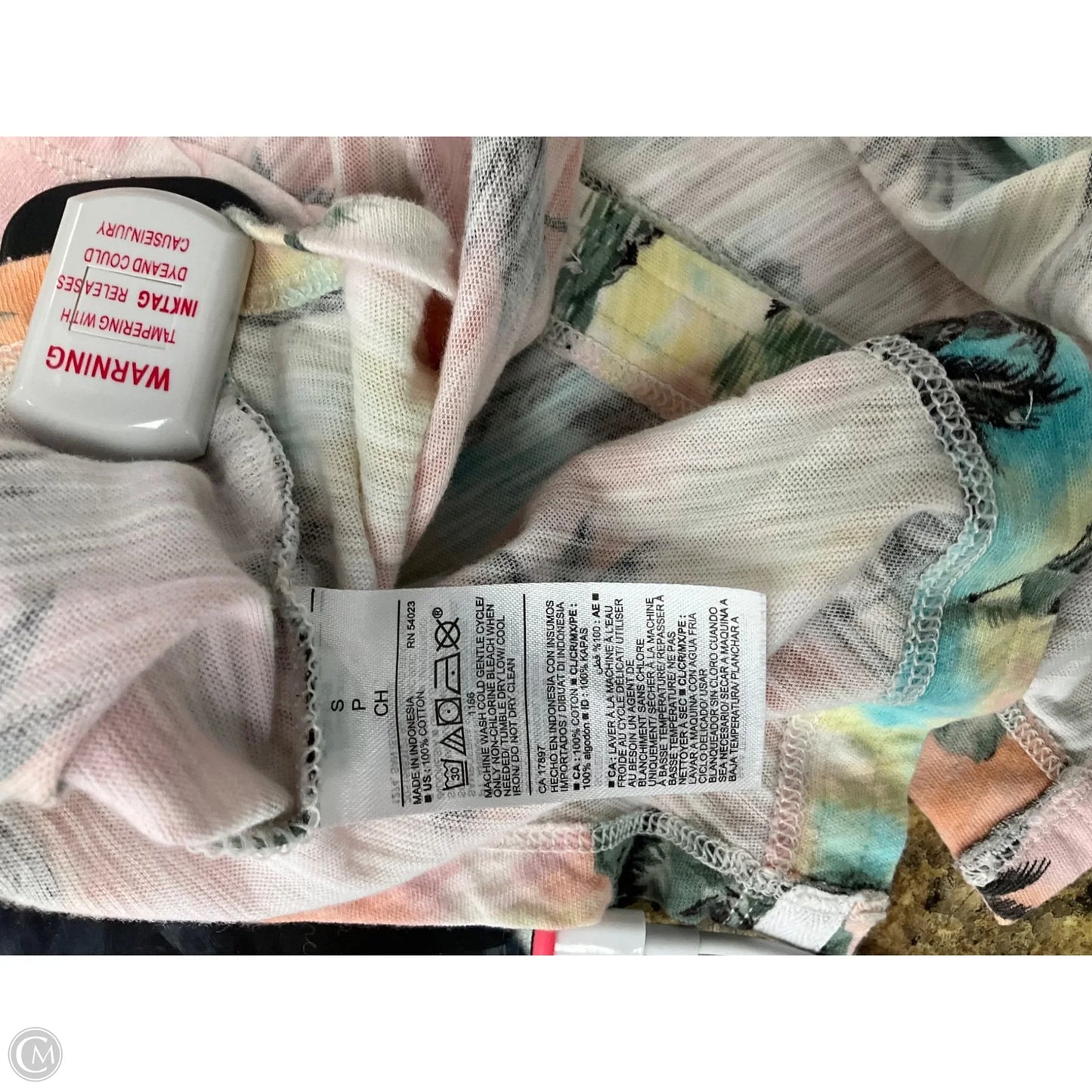 Top Sleeveless By Old Navy In Floral Print, Size: S