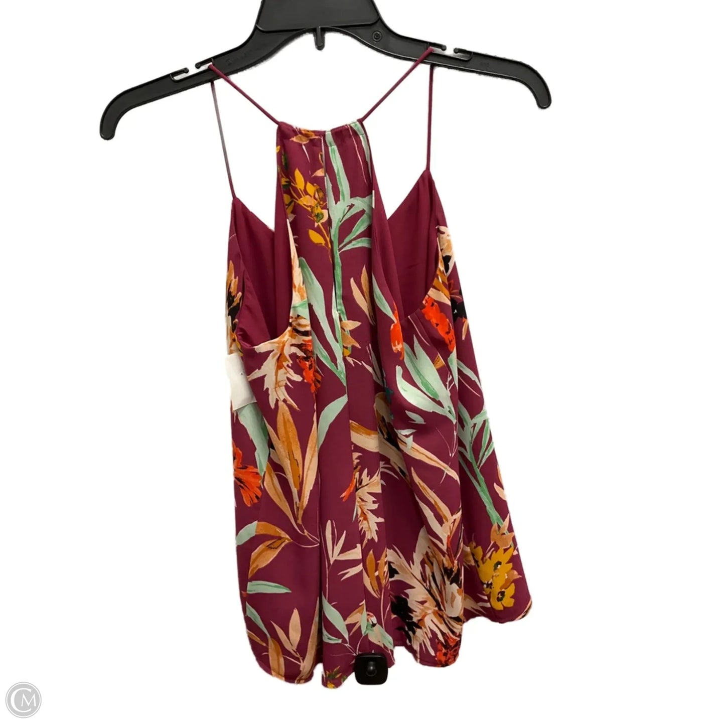 Blouse Sleeveless By Express In Floral Print, Size: S
