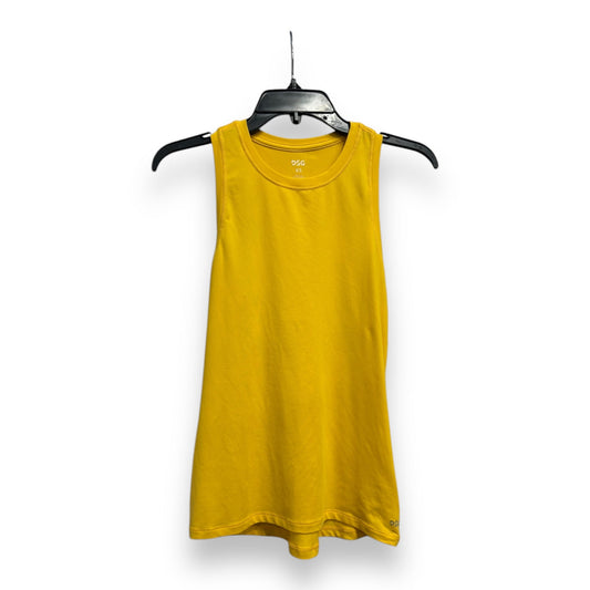 Athletic Top Short Sleeve By Dsg Outerwear In Yellow, Size: Xs