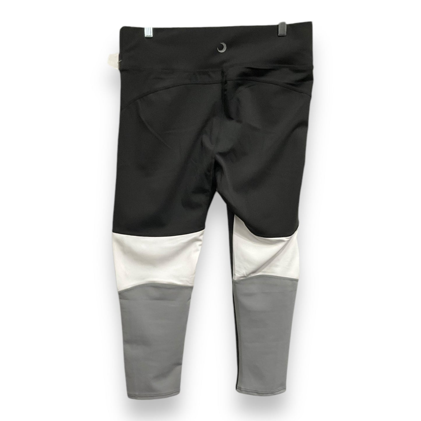 Athletic Leggings By Clothes Mentor In Black & White, Size: 3x