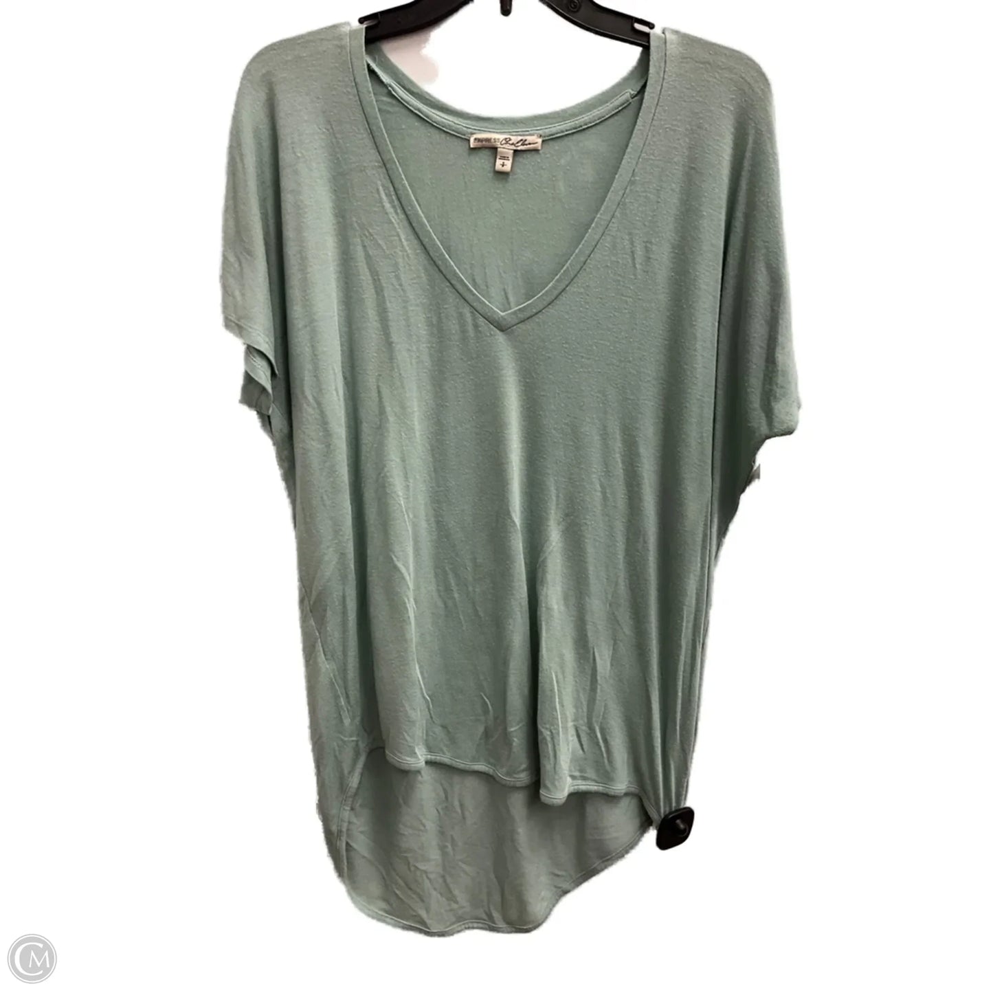 Top Short Sleeve By Express In Blue, Size: S