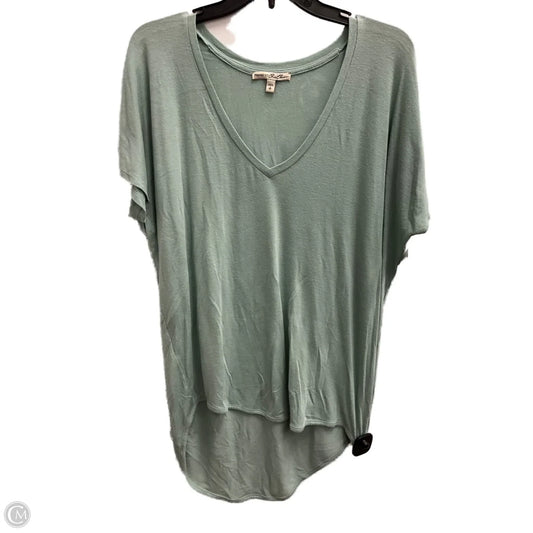 Top Short Sleeve By Express In Blue, Size: S