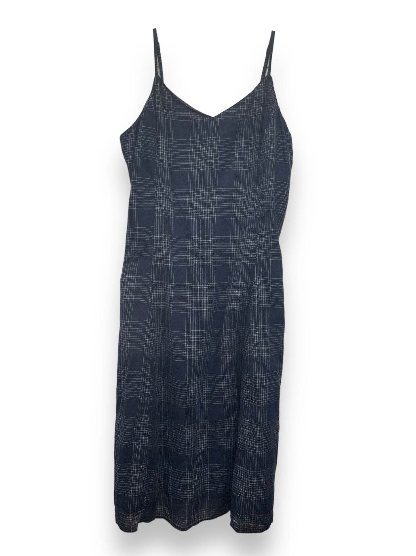 Plaid Pattern Dress Casual Midi Old Navy, Size Xl