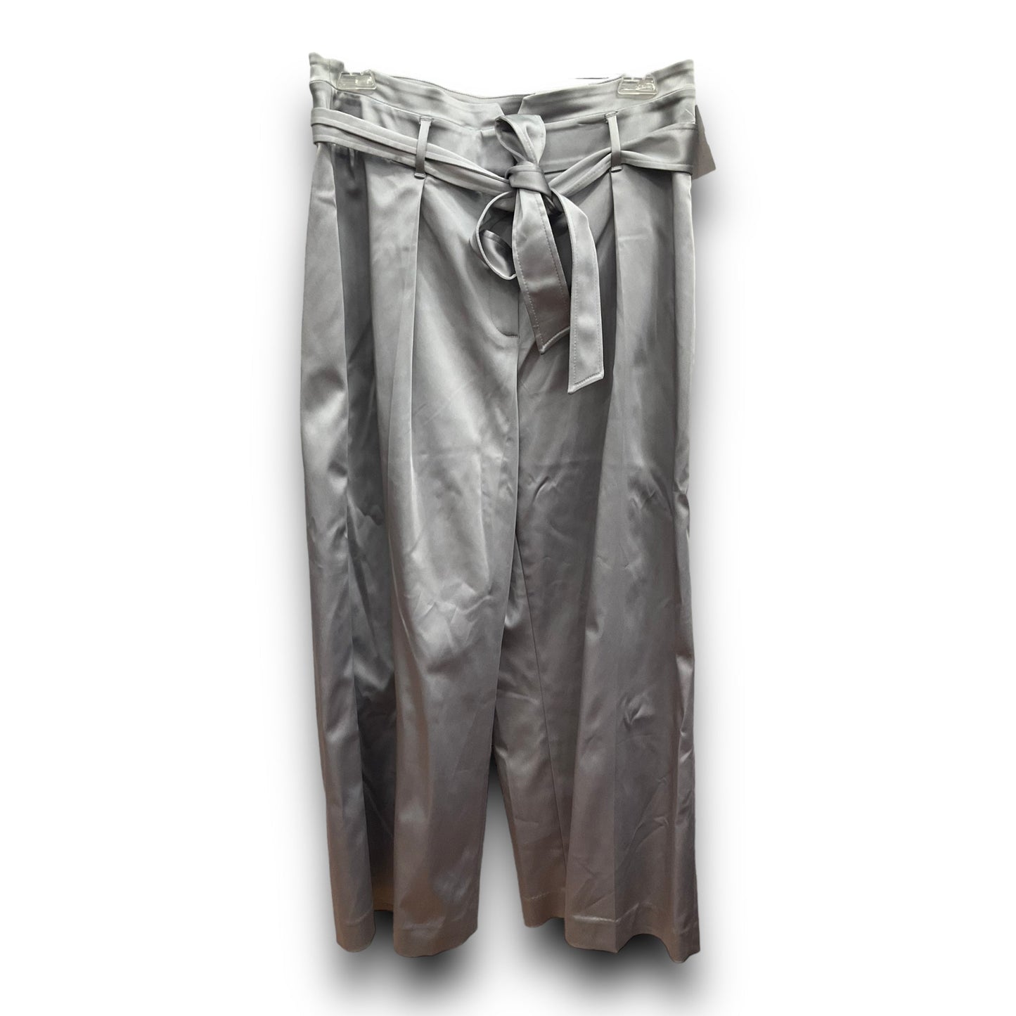 Silver Pants Wide Leg White House Black Market, Size 10