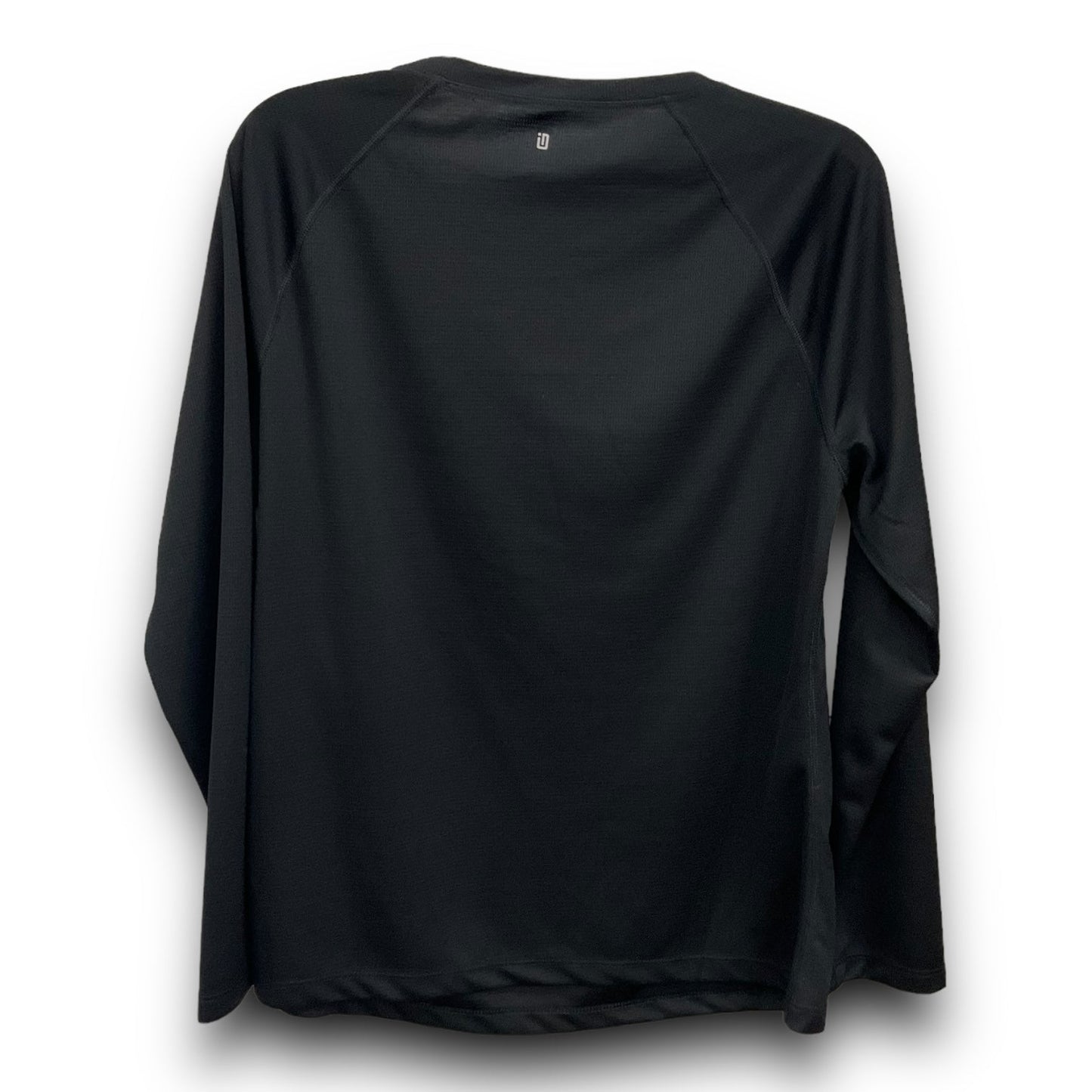 Black Athletic Top Long Sleeve Crewneck Ideology, Size L