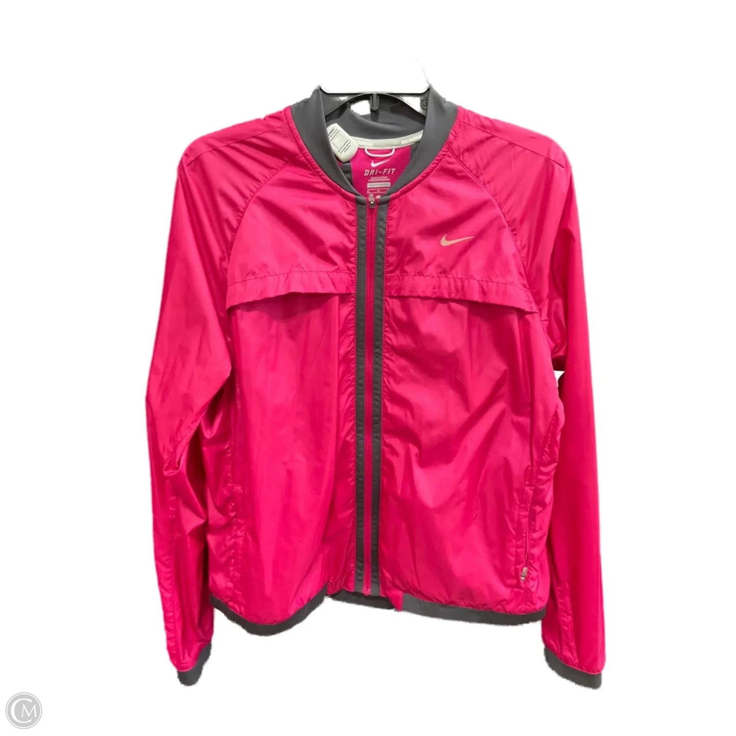 Jacket Windbreaker By Nike Apparel In Pink, Size: Xl