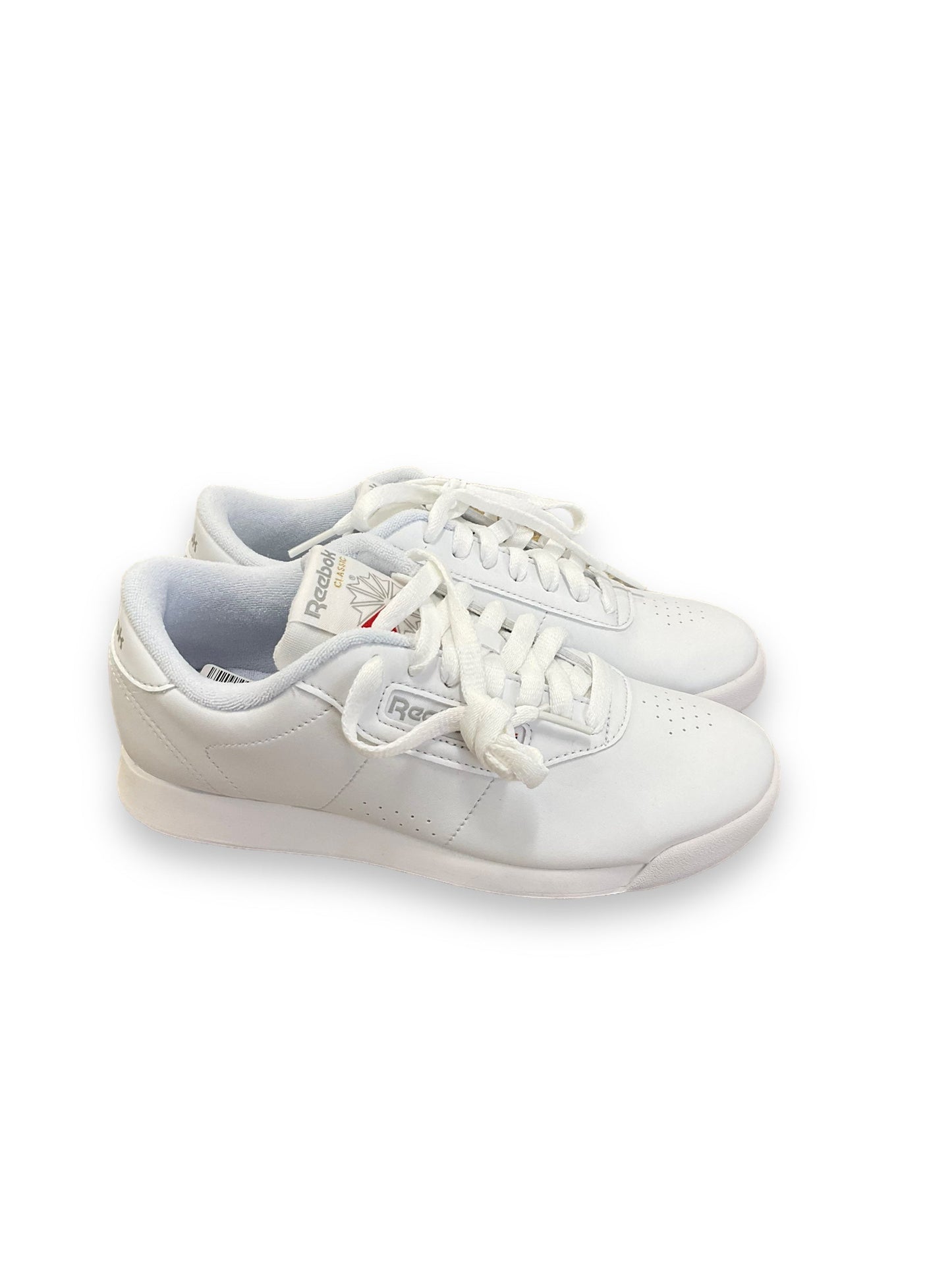 White Shoes Sneakers Reebok, Size 6.5