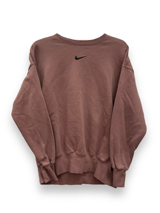 Mauve Athletic Sweatshirt Crewneck Nike Apparel, Size S