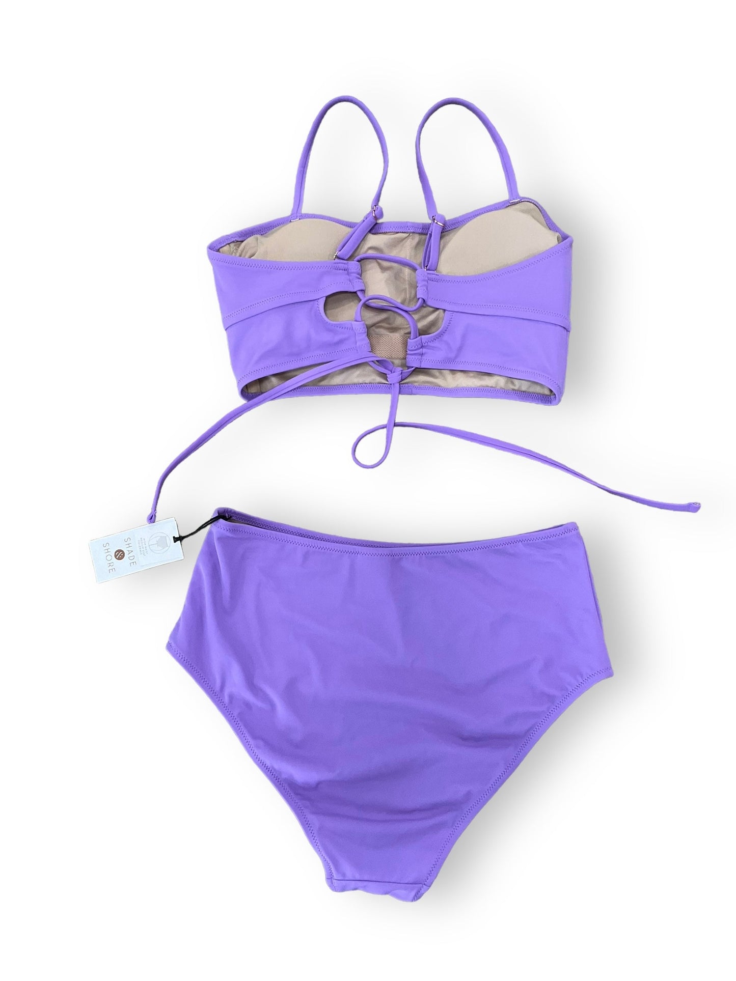 Purple Swimsuit 2pc Shade & Shore, Size M