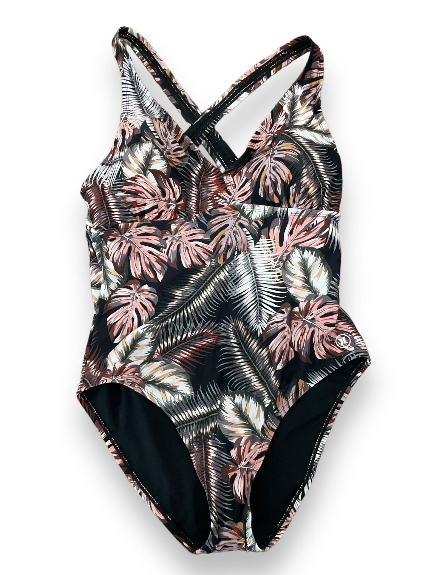 Floral Print Swimsuit Clothes Mentor, Size L