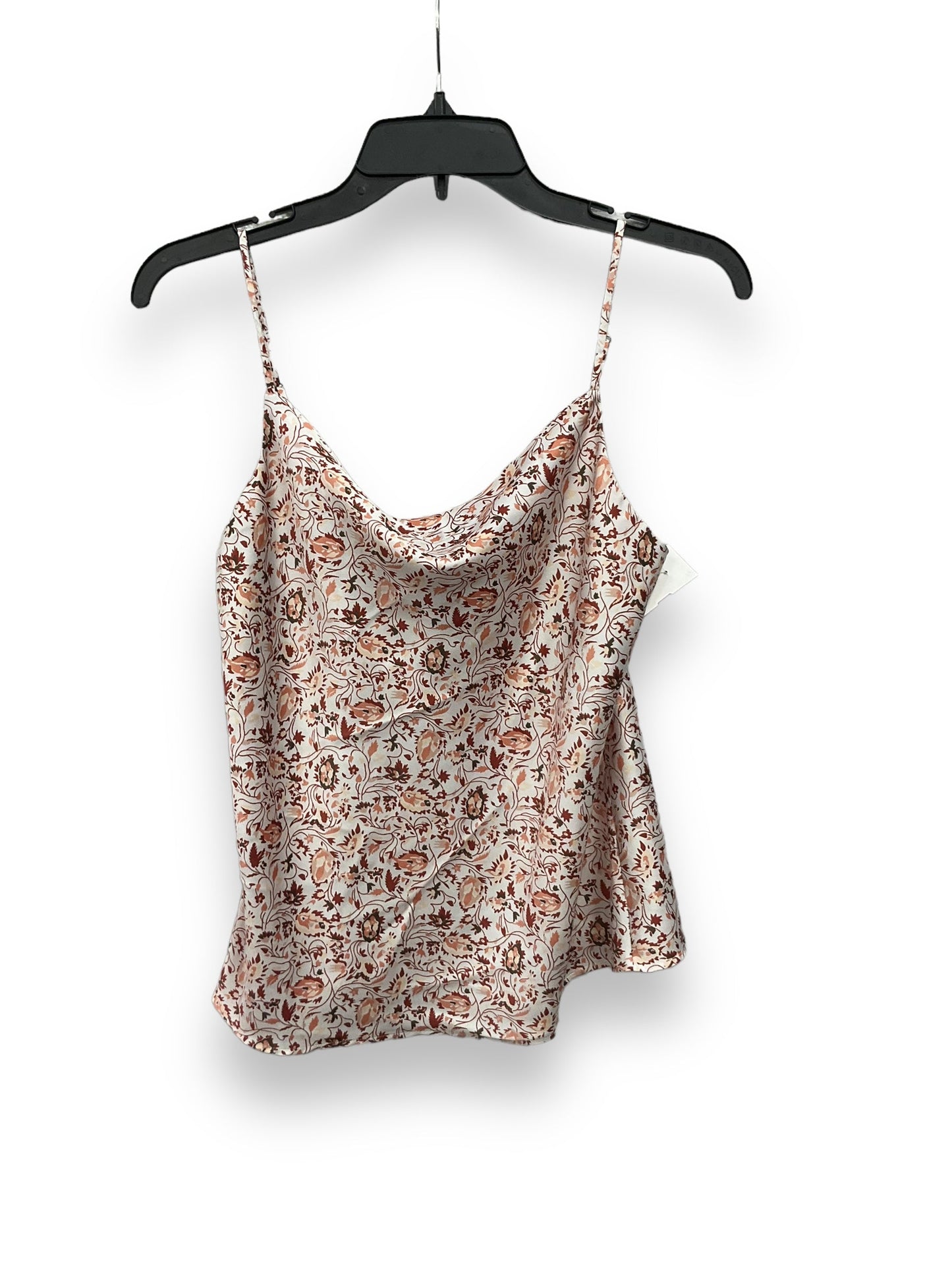 Floral Print Top Sleeveless Loft, Size Xs