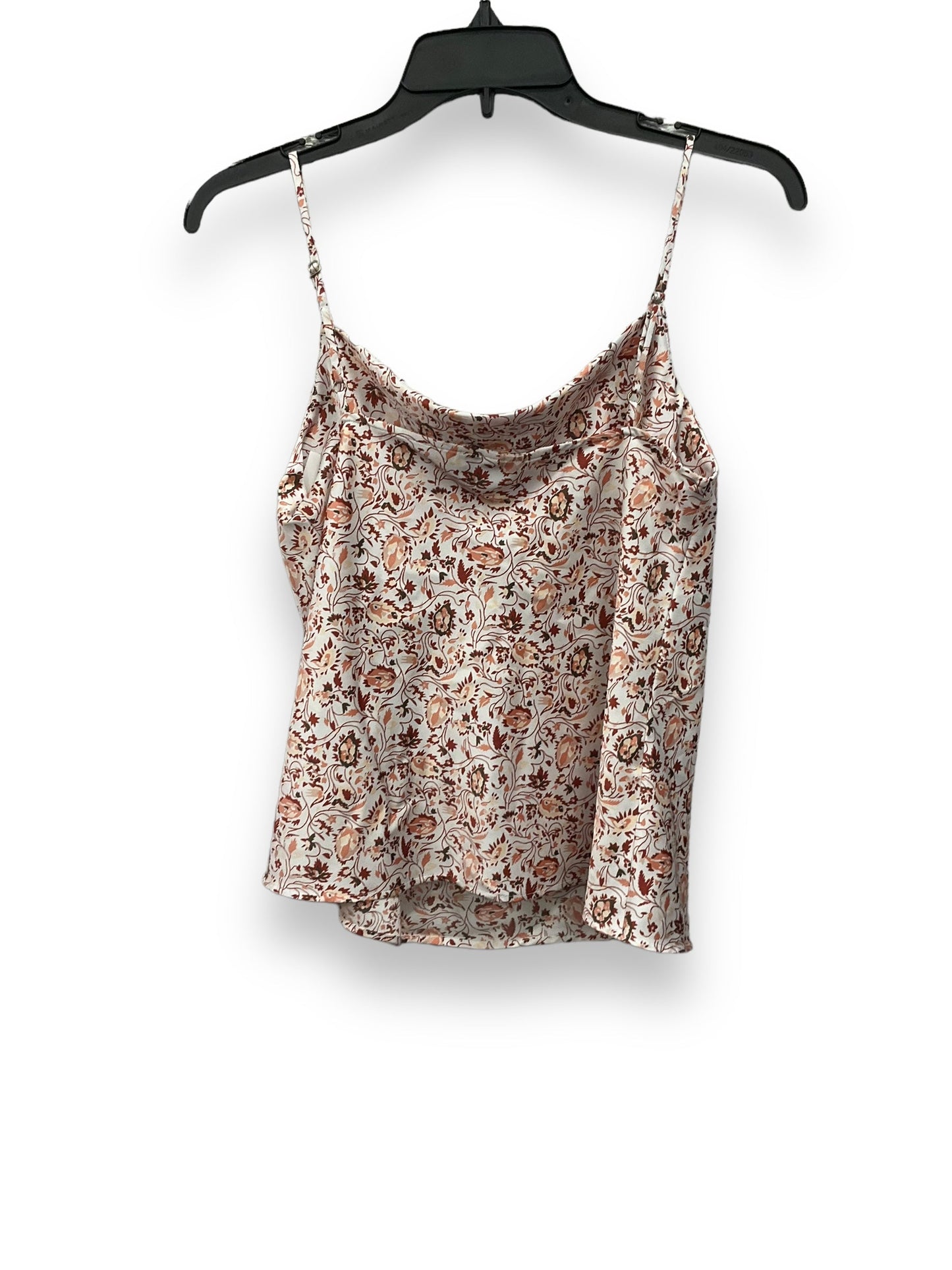 Floral Print Top Sleeveless Loft, Size Xs