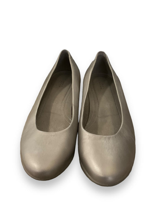 Grey Shoes Flats Ecco, Size 11
