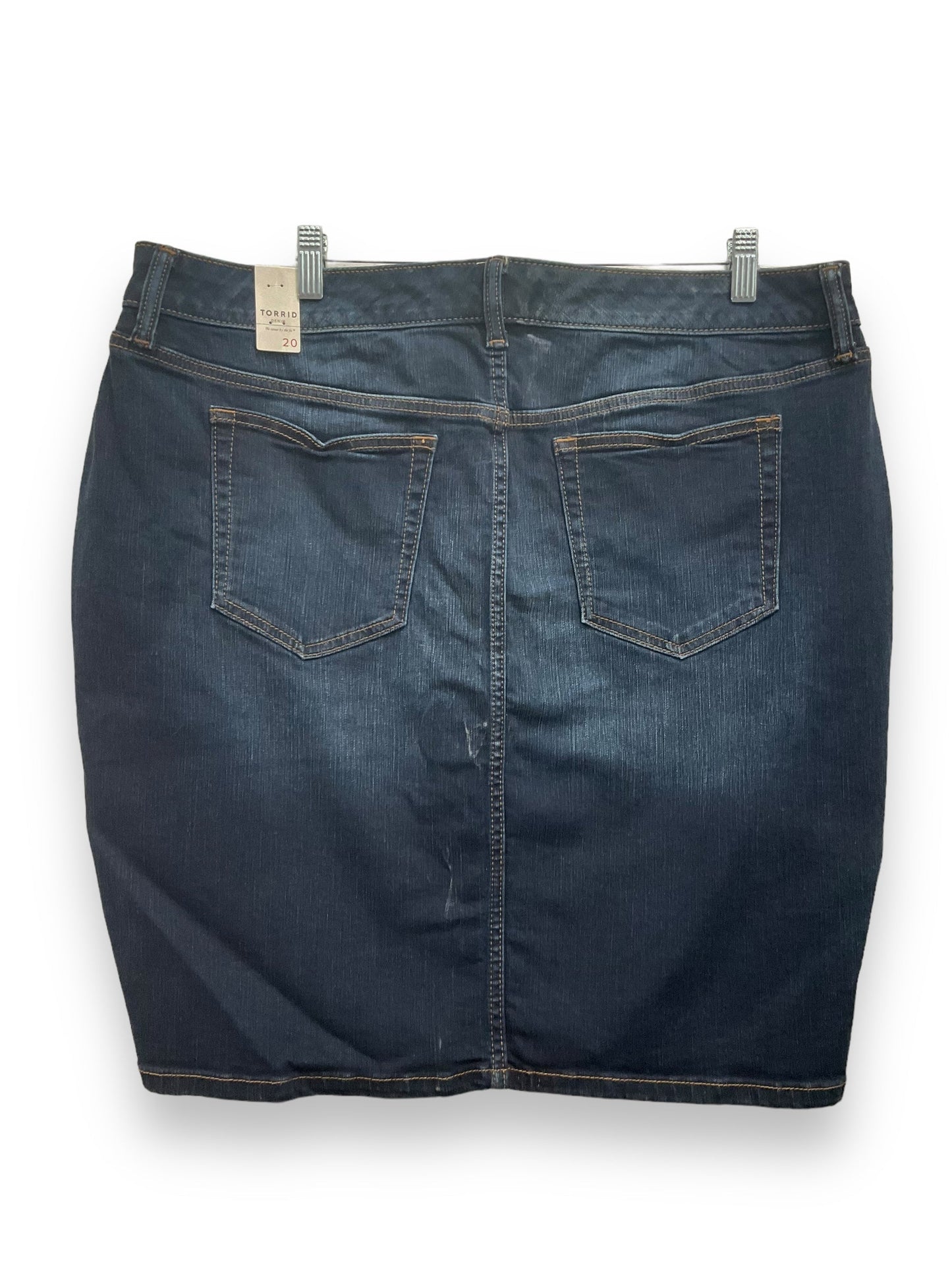 Blue Denim Skirt Mini & Short Torrid, Size 2x