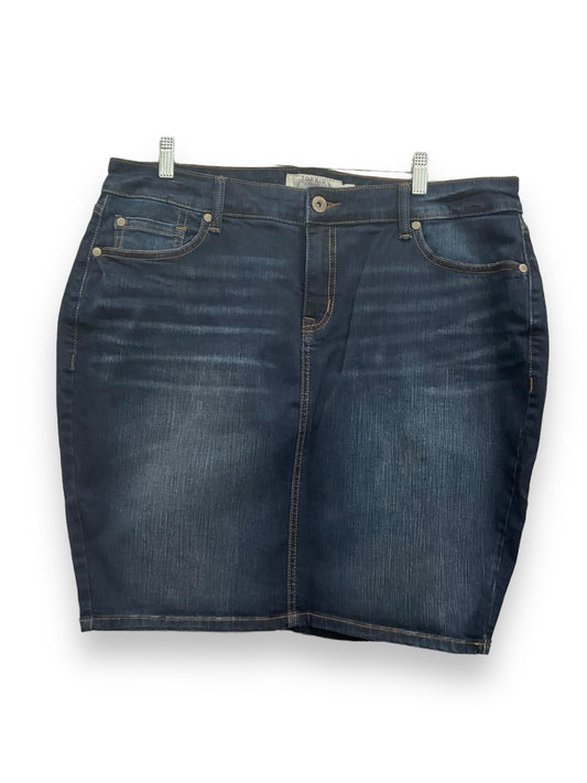 Blue Denim Skirt Mini & Short Torrid, Size 2x