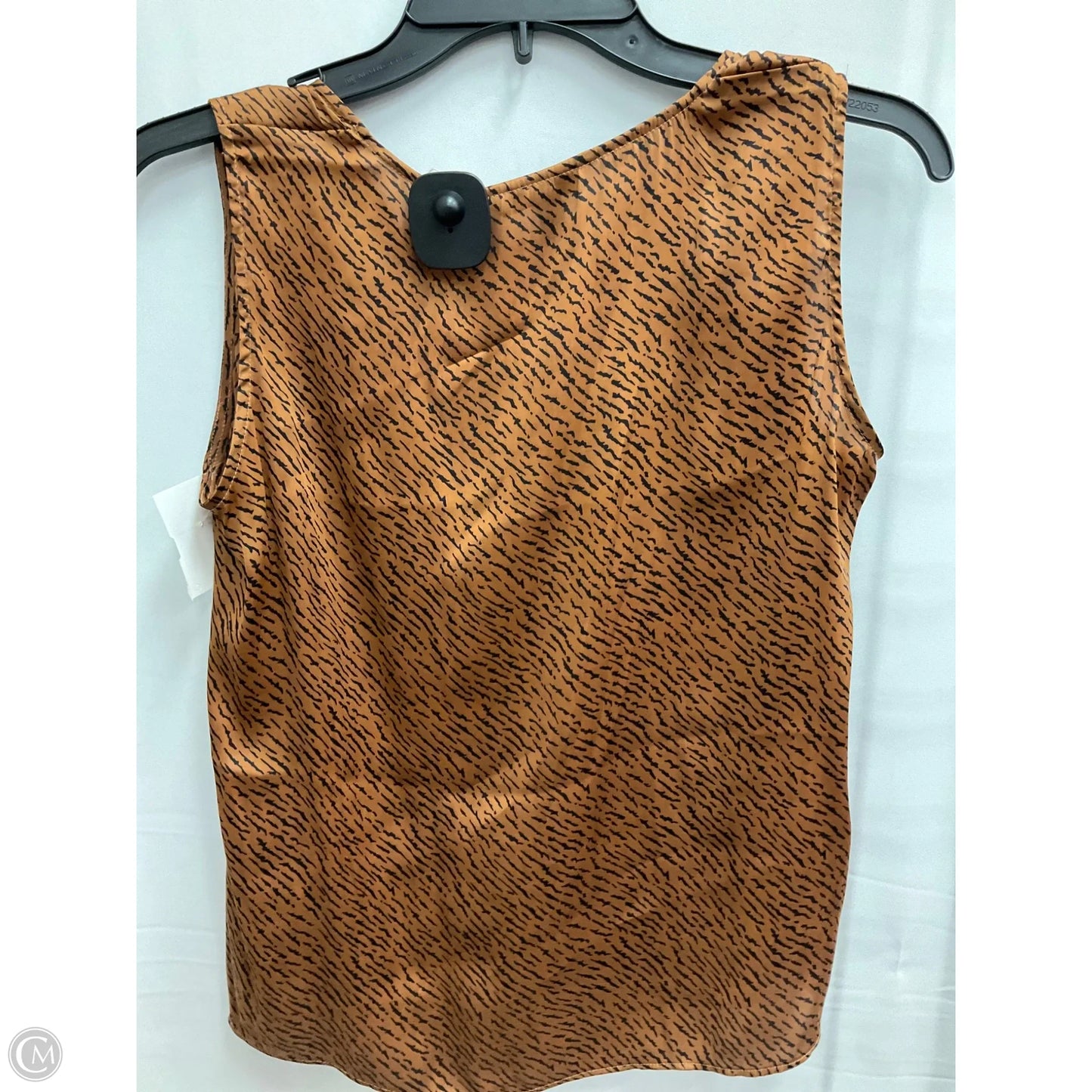 Top Sleeveless By Banana Republic In Animal Print, Size: Xxs