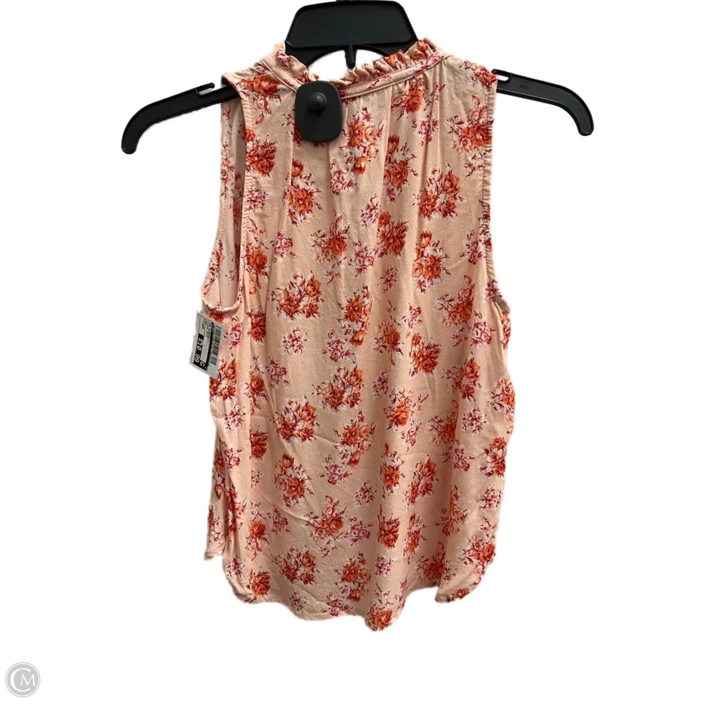 Top Sleeveless By Loft In Floral Print, Size: Xxs