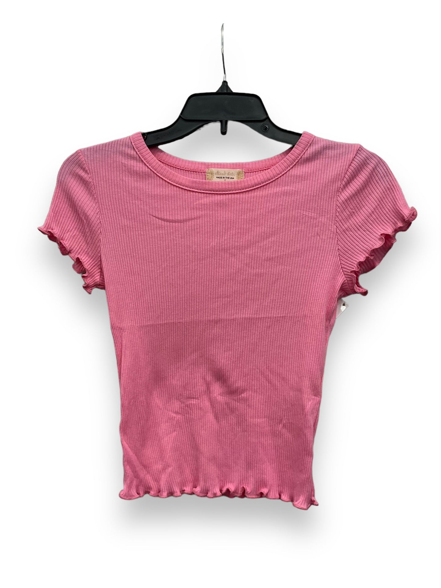 Pink Top Short Sleeve Basic Altard State, Size S