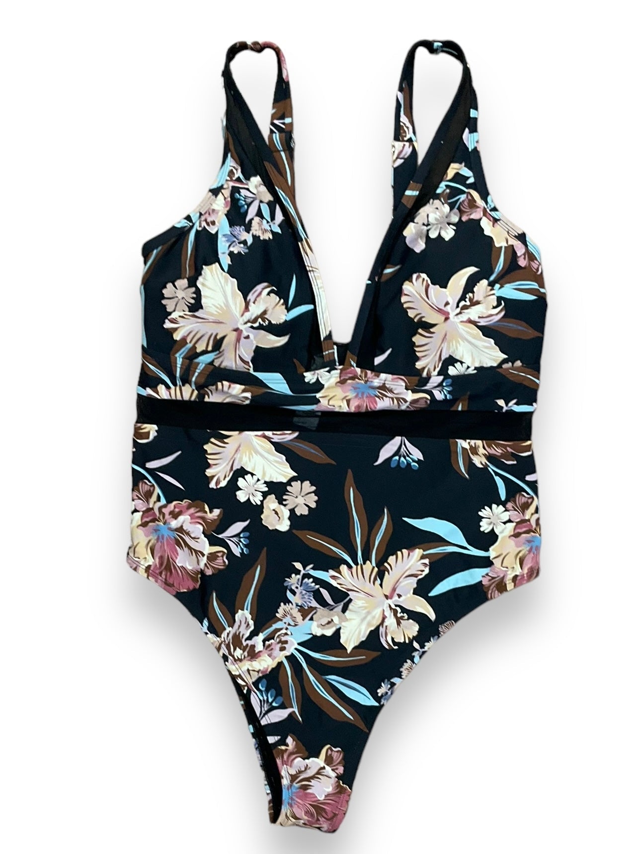 Floral Print Swimsuit Cupshe, Size 1x