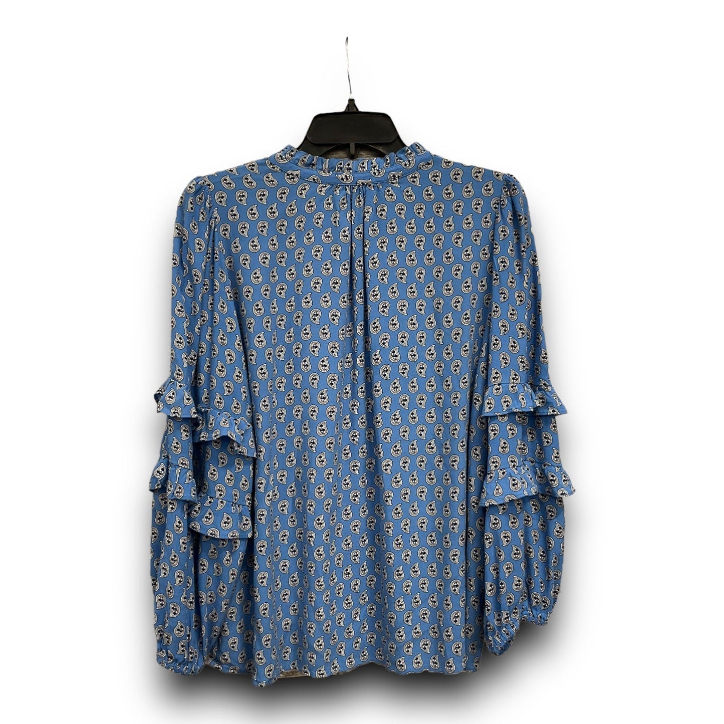 Blue Blouse Long Sleeve Loft, Size M