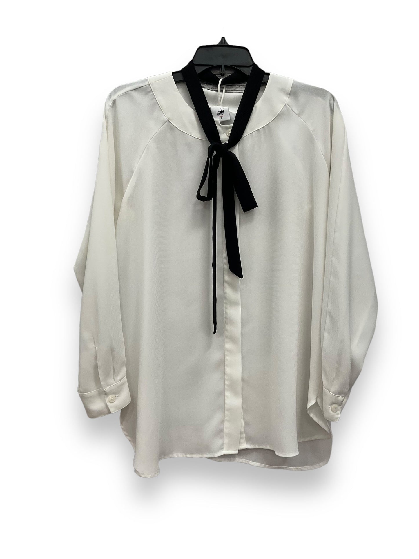 White Blouse Long Sleeve Cabi, Size S