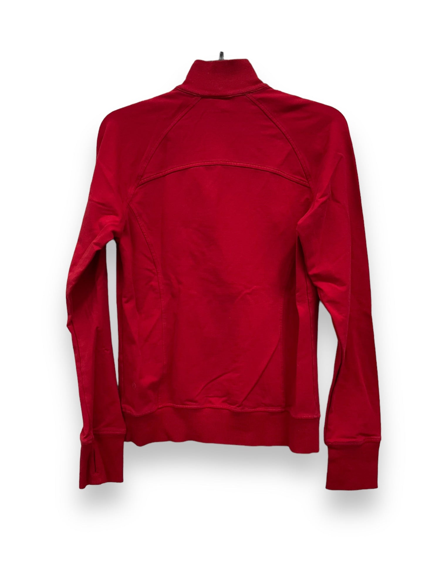 Red Athletic Jacket Lululemon, Size 6