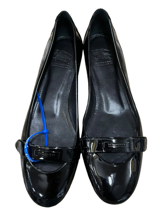 Black Shoes Flats Burberry, Size 9.5