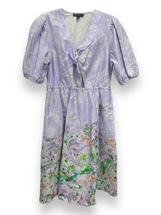 Floral Print Dress Casual Midi Inc, Size Xl