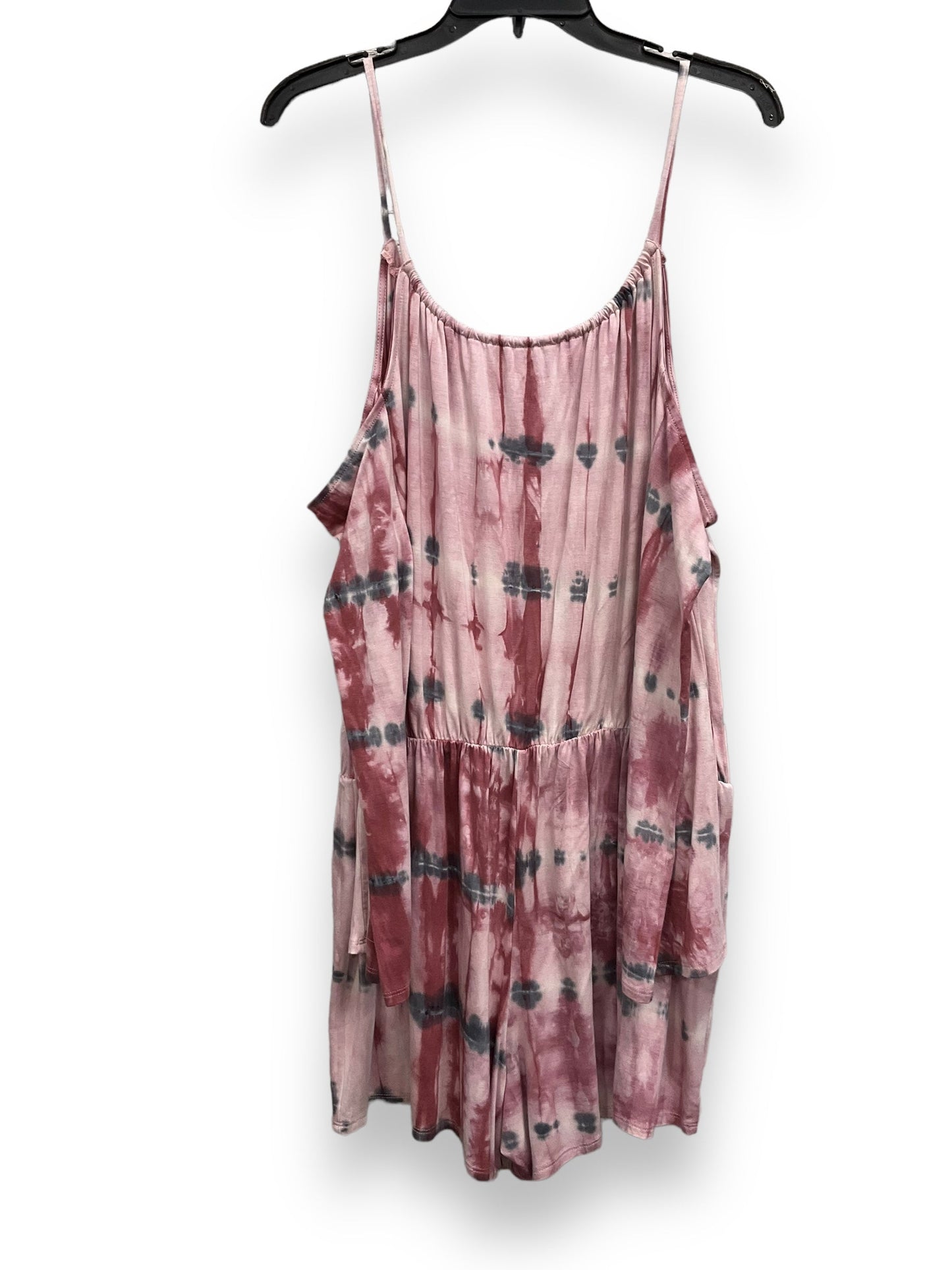 Tie Dye Print Romper Belle + Sky, Size L