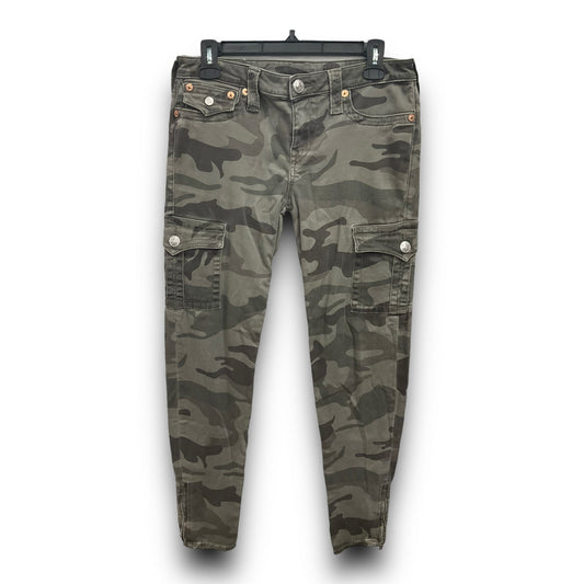 Pants Cargo & Utility By True Religion In Camouflage Print, Size: 8