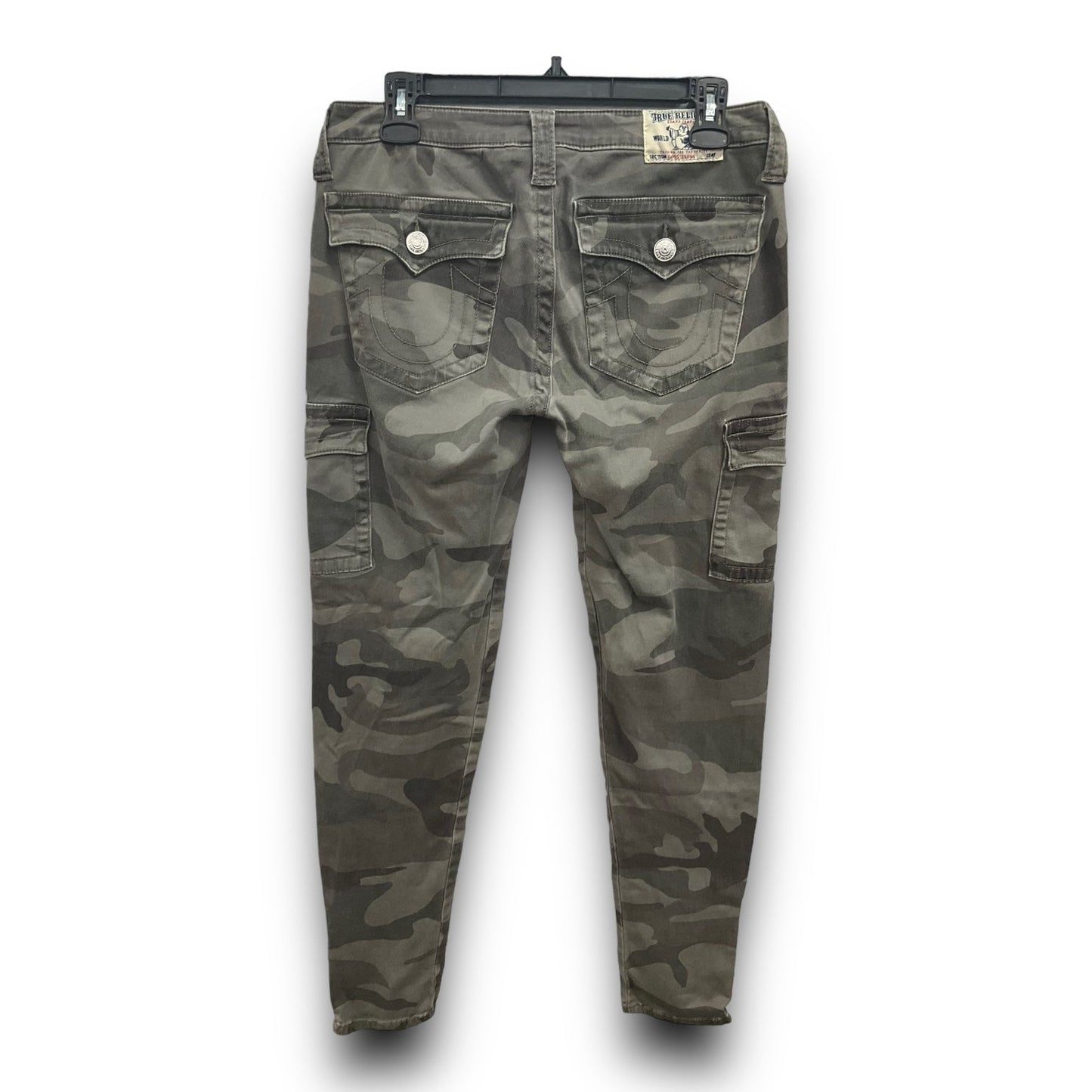 Pants Cargo & Utility By True Religion In Camouflage Print, Size: 8