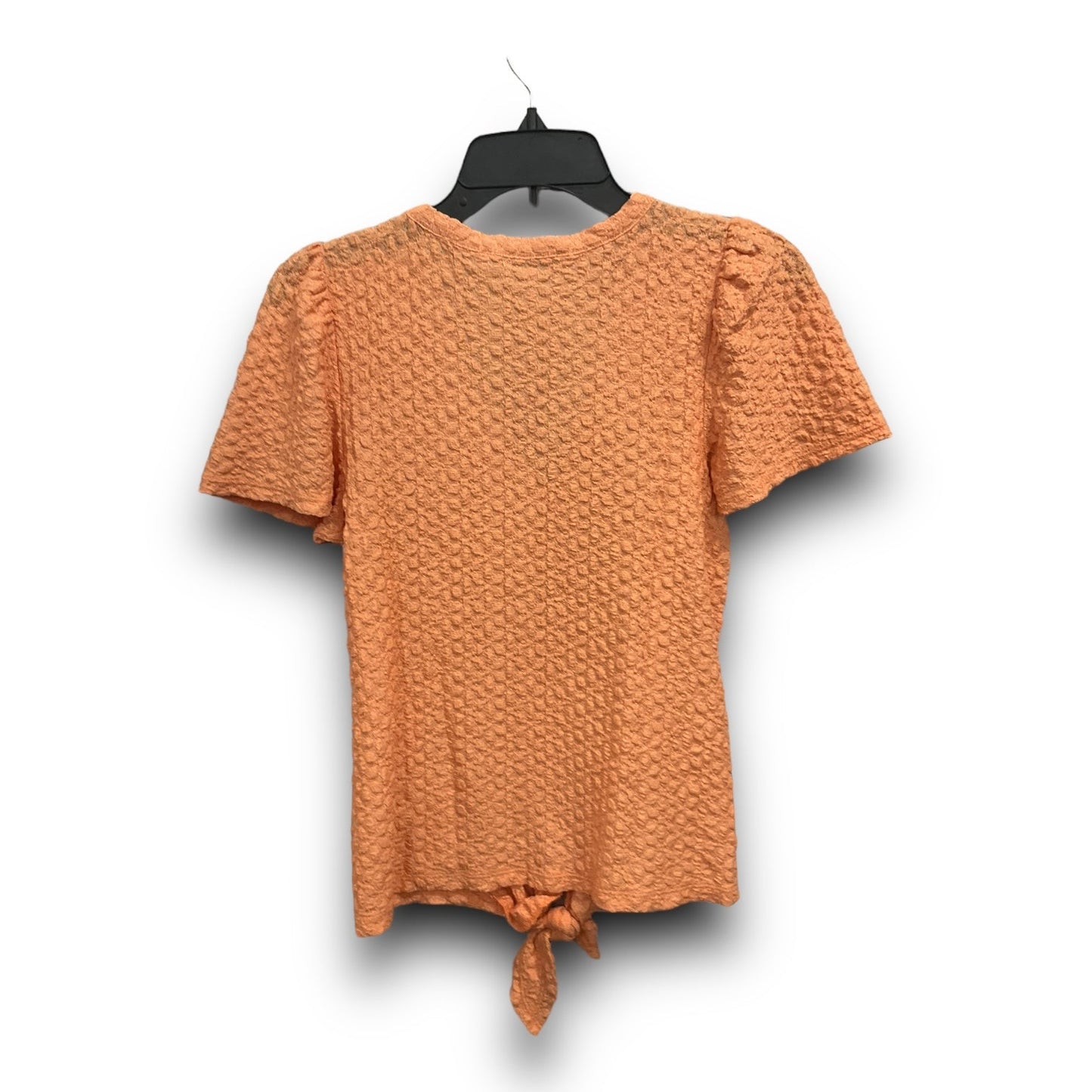 Top Short Sleeve By Loft In Orange, Size: Xs