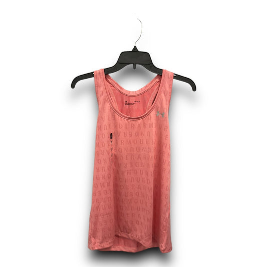 Athletic Tank Top By Under Armour In Pink, Size: M