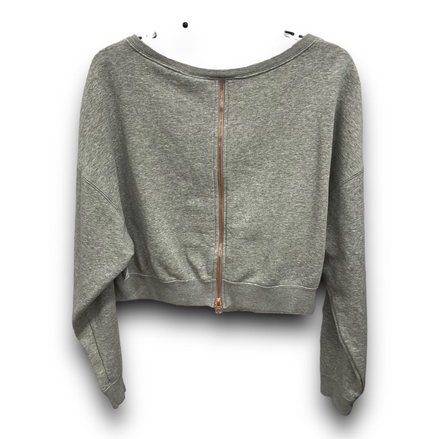 Sweatshirt Crewneck By Nike Apparel In Grey, Size: M