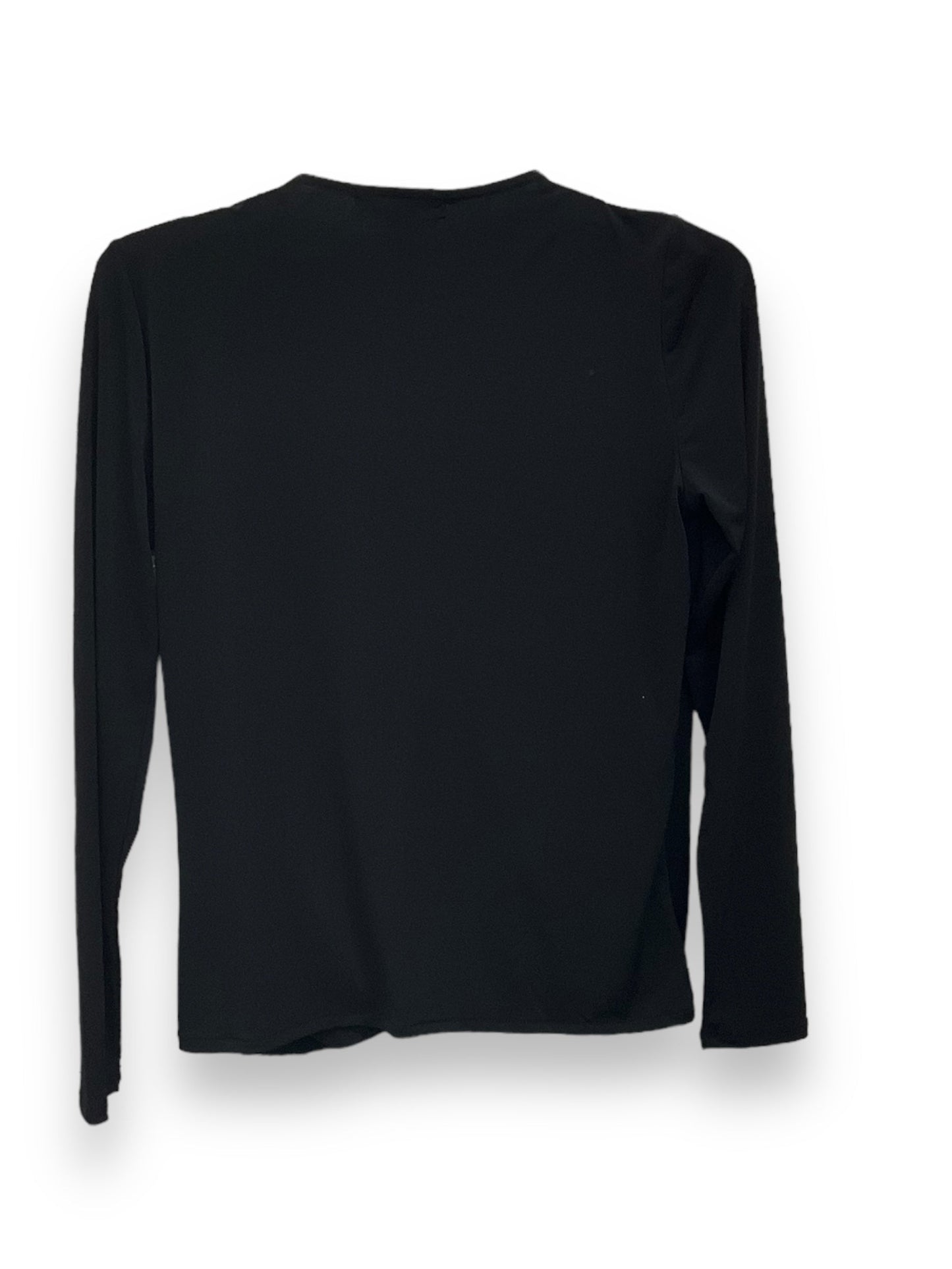 Top Long Sleeve By Banana Republic In Black, Size: Xs