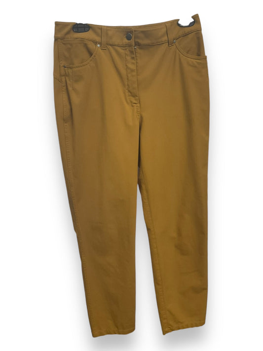 Athletic Pants By Lululemon In Yellow, Size: 8